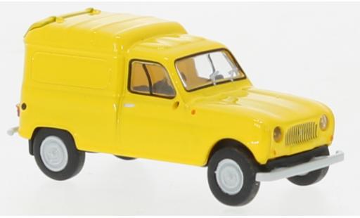 Renault 4 1/87 Brekina R Fourgonnette jaune 1961 modellino in miniatura