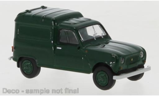 Renault 4 1/87 Brekina R Fourgonnette vert foncé 1961 coche miniatura