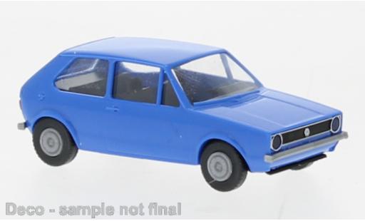 Volkswagen Golf 1/87 Brekina I blu 1974 modellino in miniatura