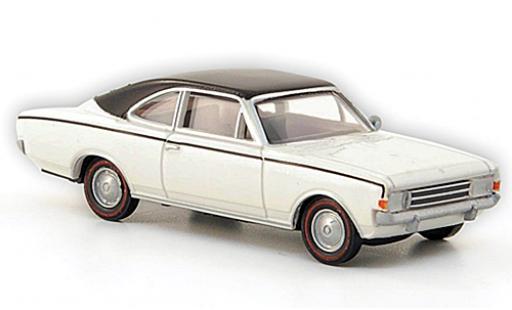 Opel Rekord 1/87 Brekina C Coupe blanche/matt-noire miniature