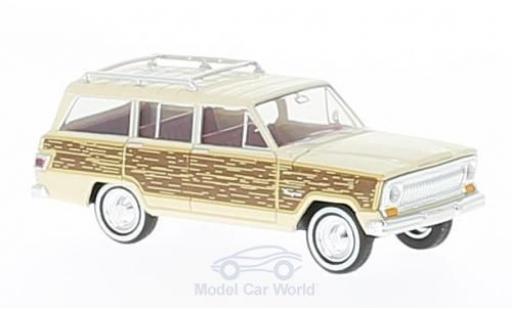 Jeep Wagoneer 1/87 Brekina beige/Holzoptik Woody miniature