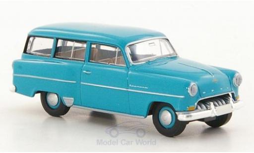 Opel Olympia 1/87 Brekina Rekord Caravan turquoise miniature