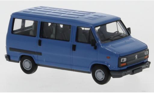 Peugeot J5 1/87 Brekina Bus blau 1982 modellautos