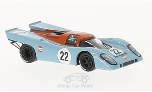 Porsche 917 1970 1/87 Brekina K No.22 Gulf Team John Wyer Gulf 24h Le Mans 1970 D.Hobbs/M.Hailwood miniature