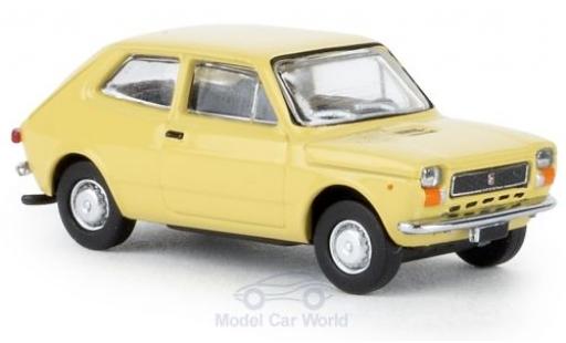 Fiat 127 1/87 Brekina beige 1971 miniature