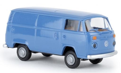 Volkswagen T2 1/87 Brekina Kasten bleue 1972 miniature
