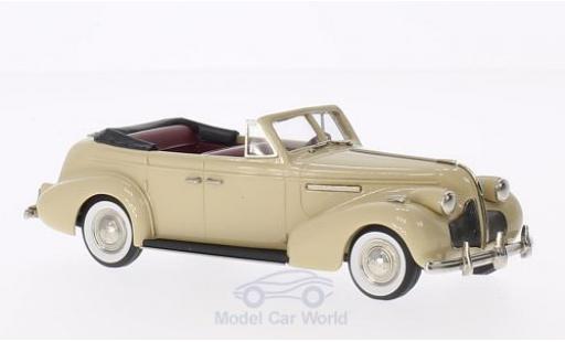 Buick Century 1/43 Brooklin Convertible Phaeton M61-C beige 1939 miniature