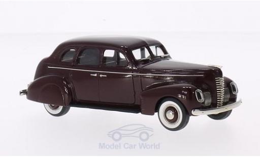Nash Ambassador 1/43 Brooklin Eight 4-Door Touring Sedan dunkelrouge 1939 miniature