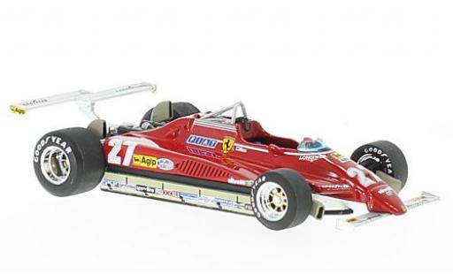 Ferrari 126 1/43 Brumm C2 Turbo No.27 formule 1 GP Long Beach 1982 modellino in miniatura
