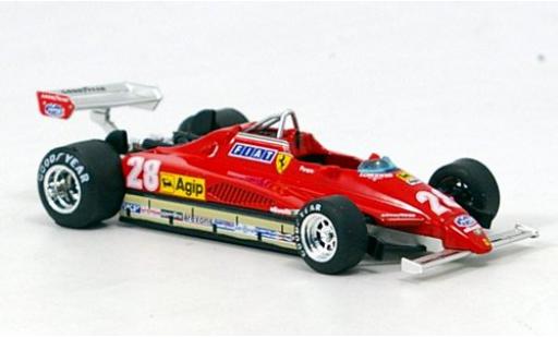 Ferrari 126 1/43 Brumm C2 Turbo No.28 formule 1 GP San Marino 1982 coche miniatura