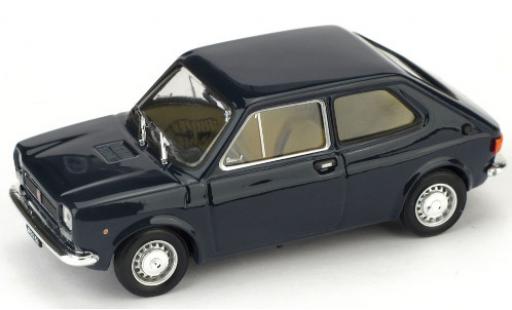 Fiat 127 1/43 Brumm (1a Serie) bleu foncé 1971 diecast model cars