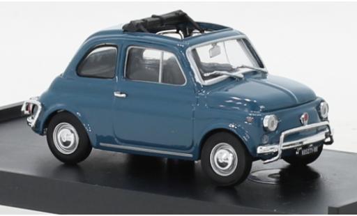 Fiat 500 1/43 Brumm L bleu 1968 coche miniatura