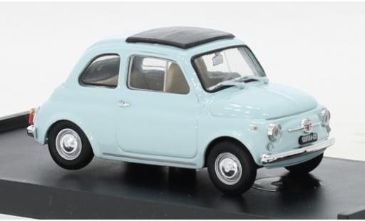 Fiat 500 1/43 Brumm F bleu clair 1965 coche miniatura