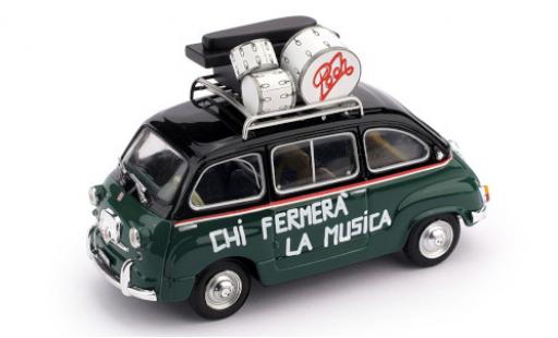Fiat 600 1/43 Brumm D Multipla Chi Fermera la Musica miniature