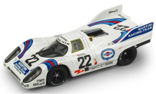 Porsche 917 1971 1/43 Brumm K RHD No.22 Martini Racing Team Martini 24h Le Mans H.Marko/G.van Lennep modellautos