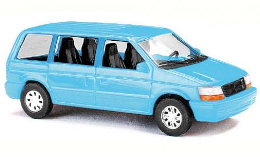 Dodge RAM 1/87 Busch Ram Van bleue 1990 miniature