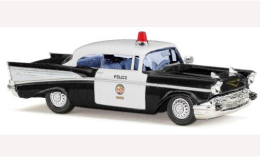 Chevrolet Bel Air 1/87 Busch Los Angeles Police Department 1957 modellino in miniatura