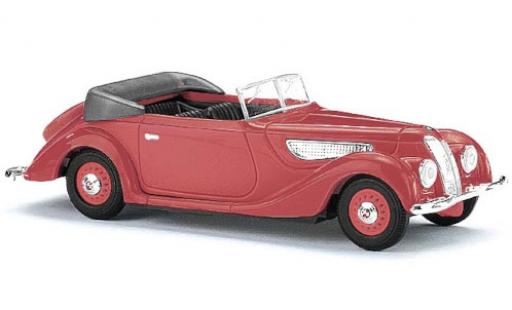 EMW 327 1/87 Busch Cabriolet rouge 1952 miniature