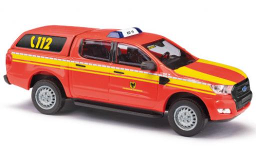 Ford Ranger 1/87 Busch DoKa Feuerwehr Dortmund 2016 avec Hardtop miniature