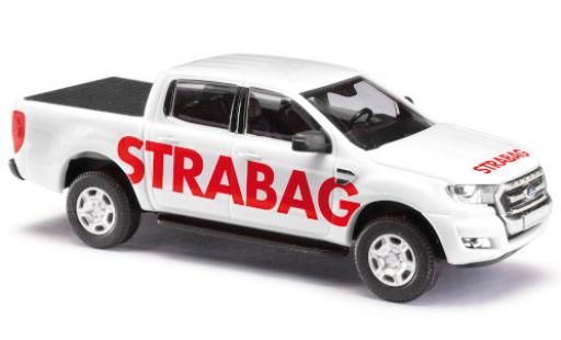 Ford Ranger 1/87 Busch DoKa STRABAG 2016 avec Prougeection de surface de chargement miniature