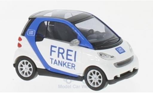 Smart ForTwo 1/87 Busch Fortwo Frei Tanker 2007 Car2go miniature
