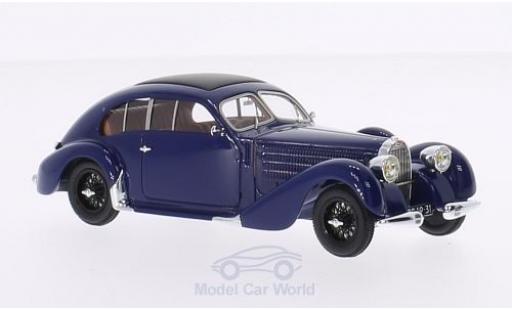 Bugatti 57 S 1/43 Chromes T / 64 dunkelbleue RHD 1939 sn 625 miniature