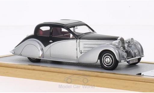 Bugatti 57 SC 1/43 Chromes Type Coach Ventoux Gangloff Speciale Roussel noire/grise RHD 1937 miniature