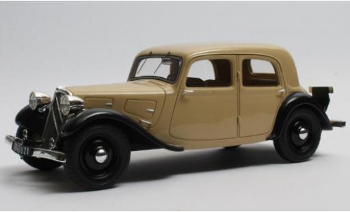 Citroen Traction 1/18 Cult Scale Models Avant 7CV beige/noire 1935 miniature