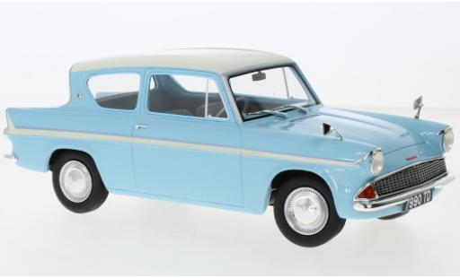 Ford Anglia 1/18 Cult Scale Models 105E blue/beige RHD 1961 diecast model cars