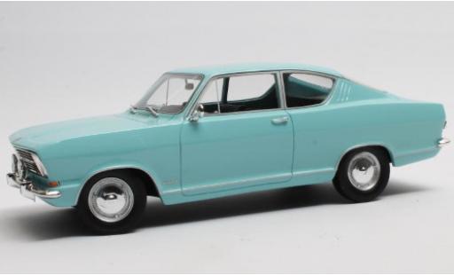 Opel Kadett 1/18 Cult Scale Models B Coupe bleue 1966 Kiemen-Coupe miniature