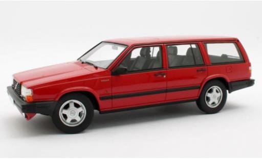 Volvo 740 1/18 Cult Scale Models Turbo Estate rouge 1988 miniature