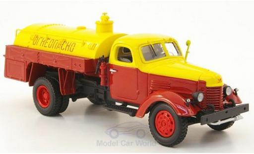Zis 150 1/43 DIP Models ZIS rouge/jaune Tankwagen miniature