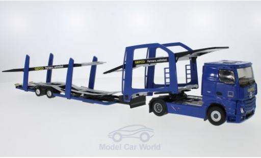 Mercedes Actros 1/43 Eligor 2 blu GEFCO Partners Autotransporter modellino in miniatura