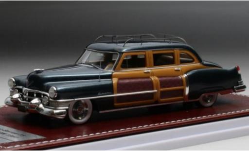 Cadillac Series 75 1/43 GIM   Great Iconic Models Schwartz metallic-dunkelverte/Holzoptik 1951 MGM miniature