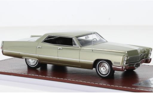 Cadillac Deville 1/43 GIM   Great Iconic Models DeVille Sedan Hardtop metallise beige 1968 miniature