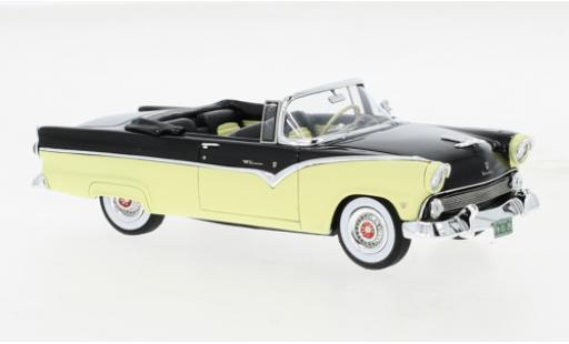 Ford Fairlane 1/43 GIM   Great Iconic Models Sunliner nero/giallo 1955 modellino in miniatura