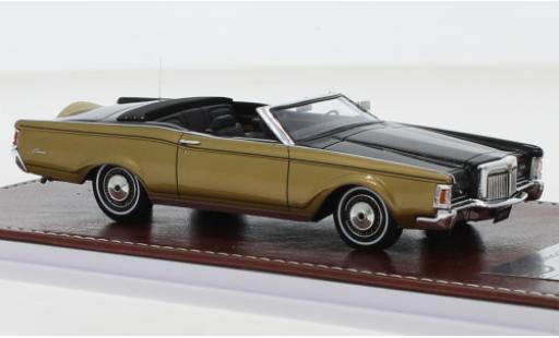 Lincoln Mark 1/43 GIM   Great Iconic Models III Convertible noire/gold 1971 miniature