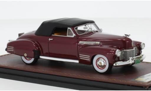 Cadillac Series 62 1/43 GLM Convertible Coupe metallise rouge 1941 miniature