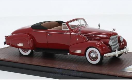 Cadillac V16 1/43 GLM Convertible Coupe rouge 1938 miniature