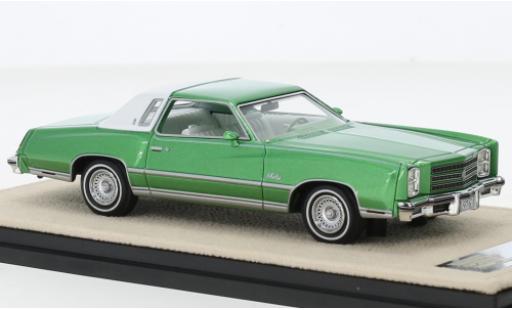 Chevrolet Monte Carlo 1/43 GLM metallise verte/blanche 1976 miniature