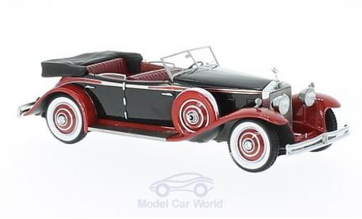 Rolls Royce Phantom 1/43 GLM II Brewster Newmarket Permanent Sport Sedan Cabriolet noire/rouge 1932 miniature