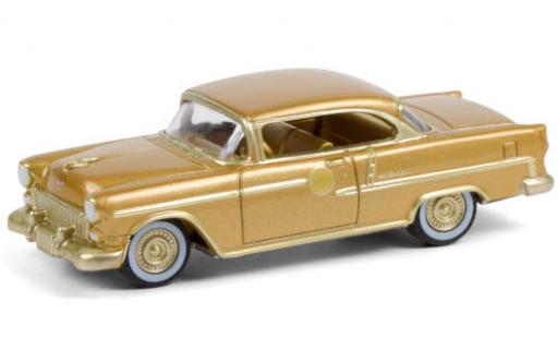 Chevrolet Bel Air 1/64 Greenlight gold 1955 50 Millionth GM Car miniature