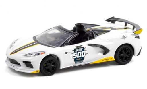 Chevrolet Corvette 1/64 Greenlight C8 Convertible Offical Pace Car Indianapolis 500 2021 miniature