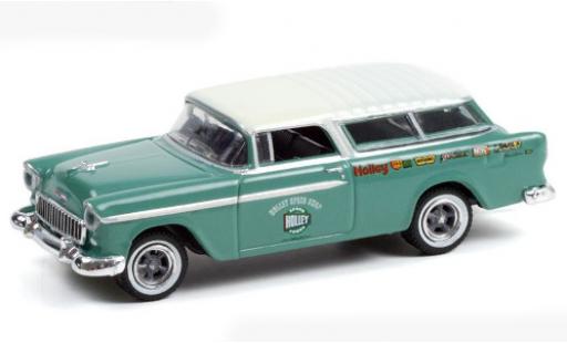 Chevrolet Nomad 1/64 Greenlight türkis/Dekor 1955 diecast model cars
