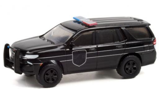 Chevrolet Tahoe 1/64 Greenlight Black Bandit Police 2021 coche miniatura