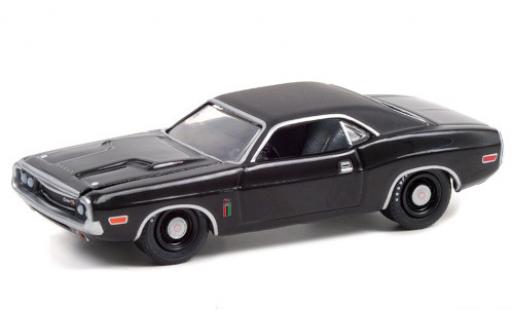 Dodge Challenger 1/64 Greenlight R/T noire 1970 The Black Ghost miniature