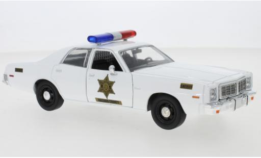 Dodge Coronet 1/24 Greenlight Hazzard County Sheriff 1975 police (USA) coche miniatura