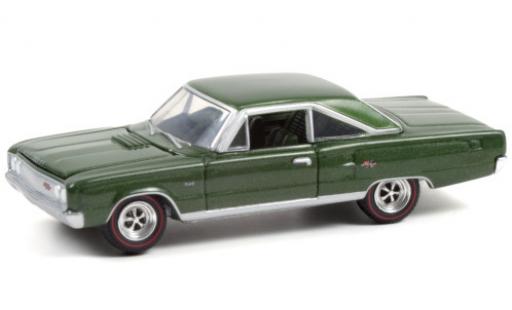 Dodge Coronet 1/64 Greenlight R/T HEMI metallic-dunkelverte 1967 miniature