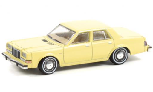 Dodge Diplomat 1/64 Greenlight beige 1981 The Greatest American Hero (1981-83 TV Series) diecast model cars