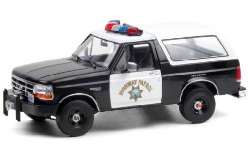 Ford Bronco 1/18 Greenlight California Highway Patrol 1995 diecast model cars